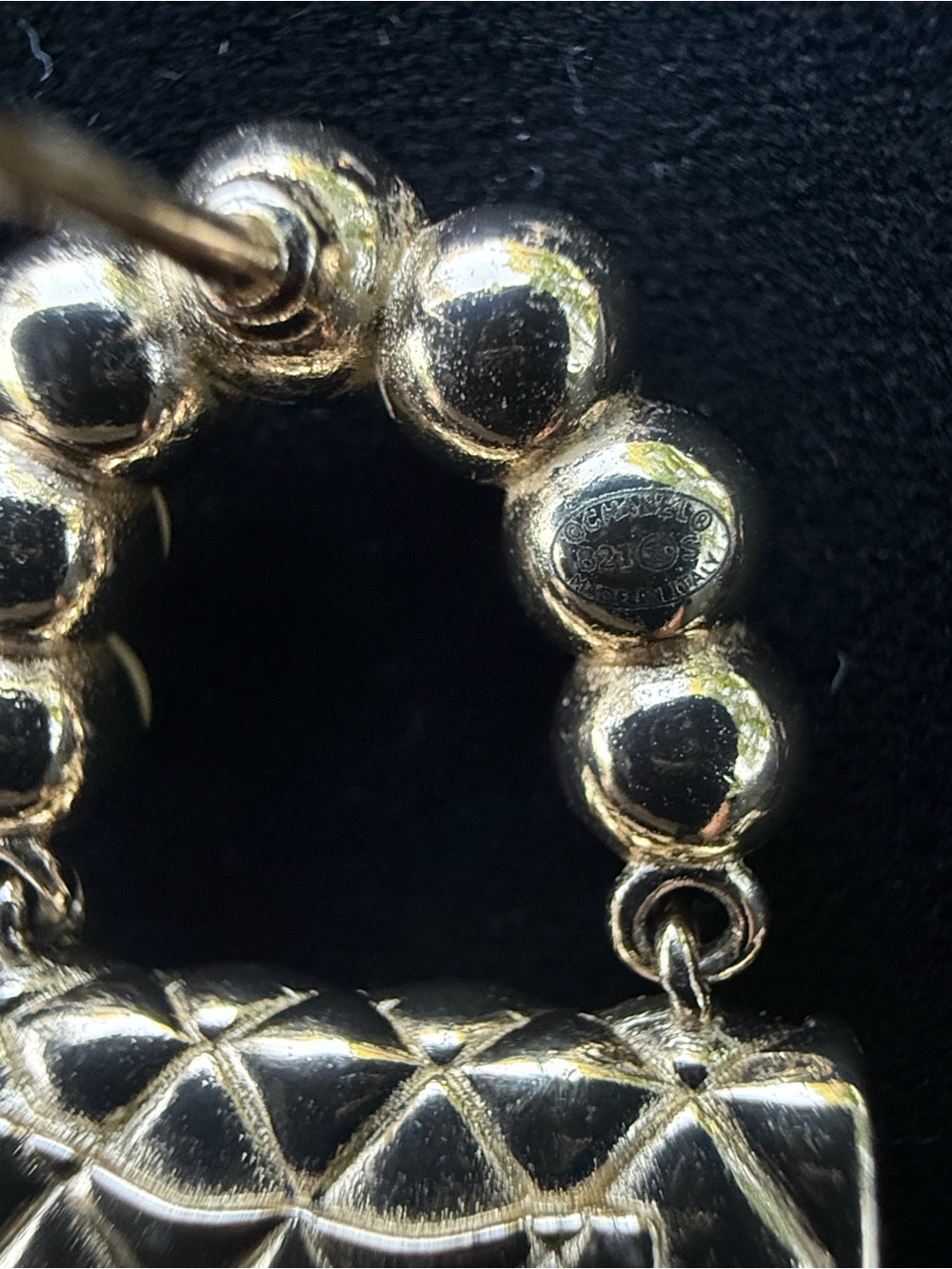 CHANEL Gold Pearl-Handle Bag Charm Earrings - Picture 5 of 12